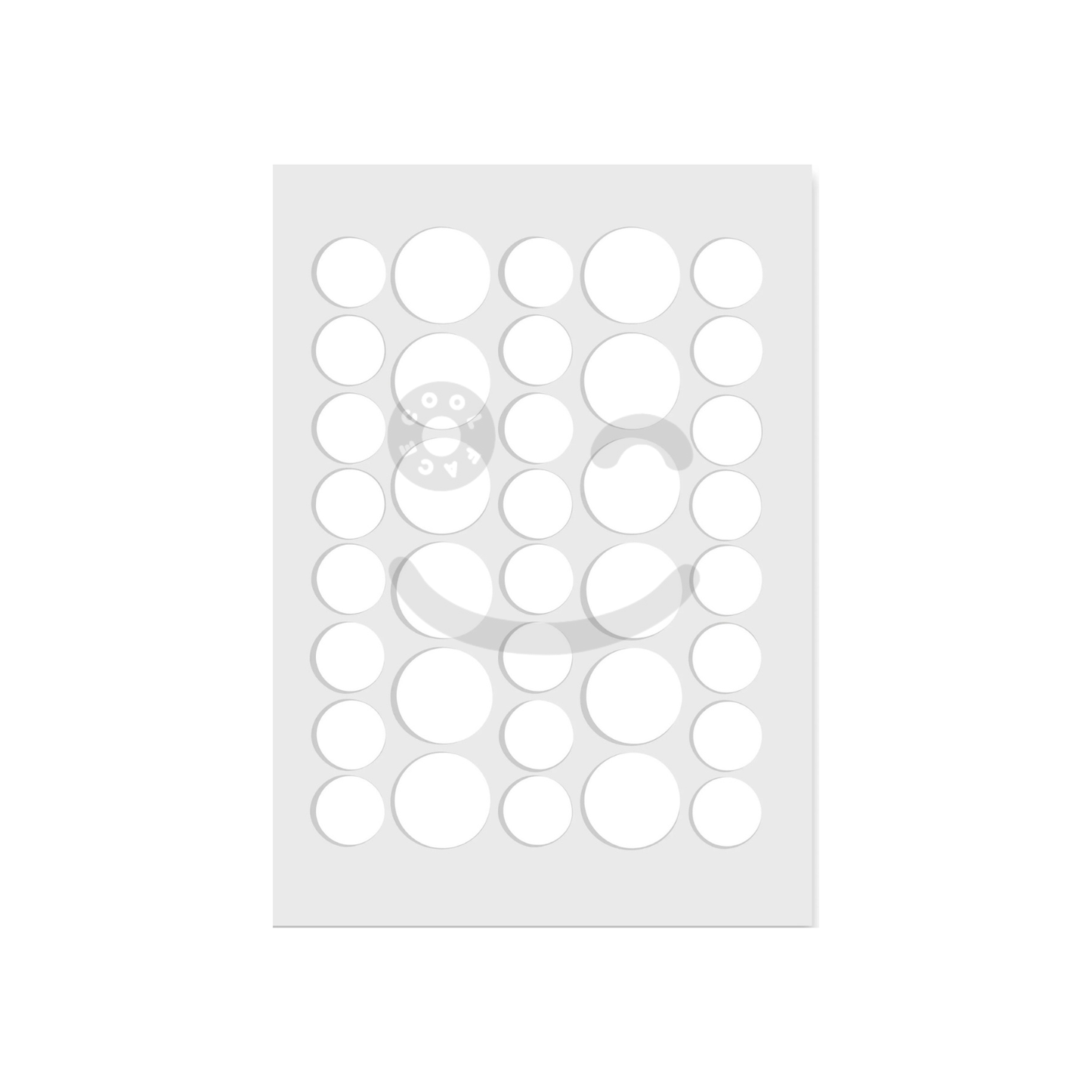 3 PACKS - Parches de acné Redondo transparentes