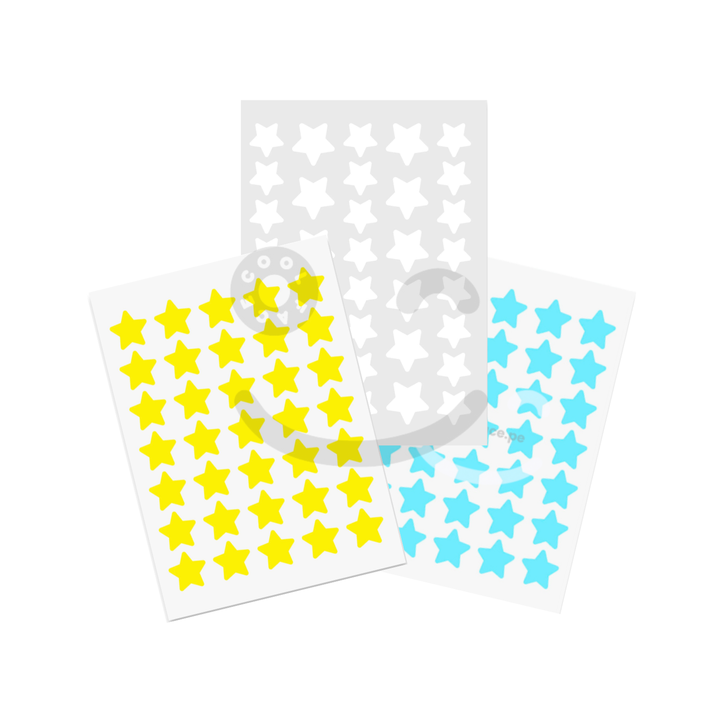 3 PACKS - Parches de acné estrella colores variados