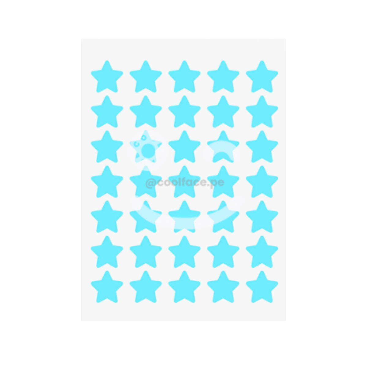 3 PACKS - Estrellas Celestes - 106 unidades