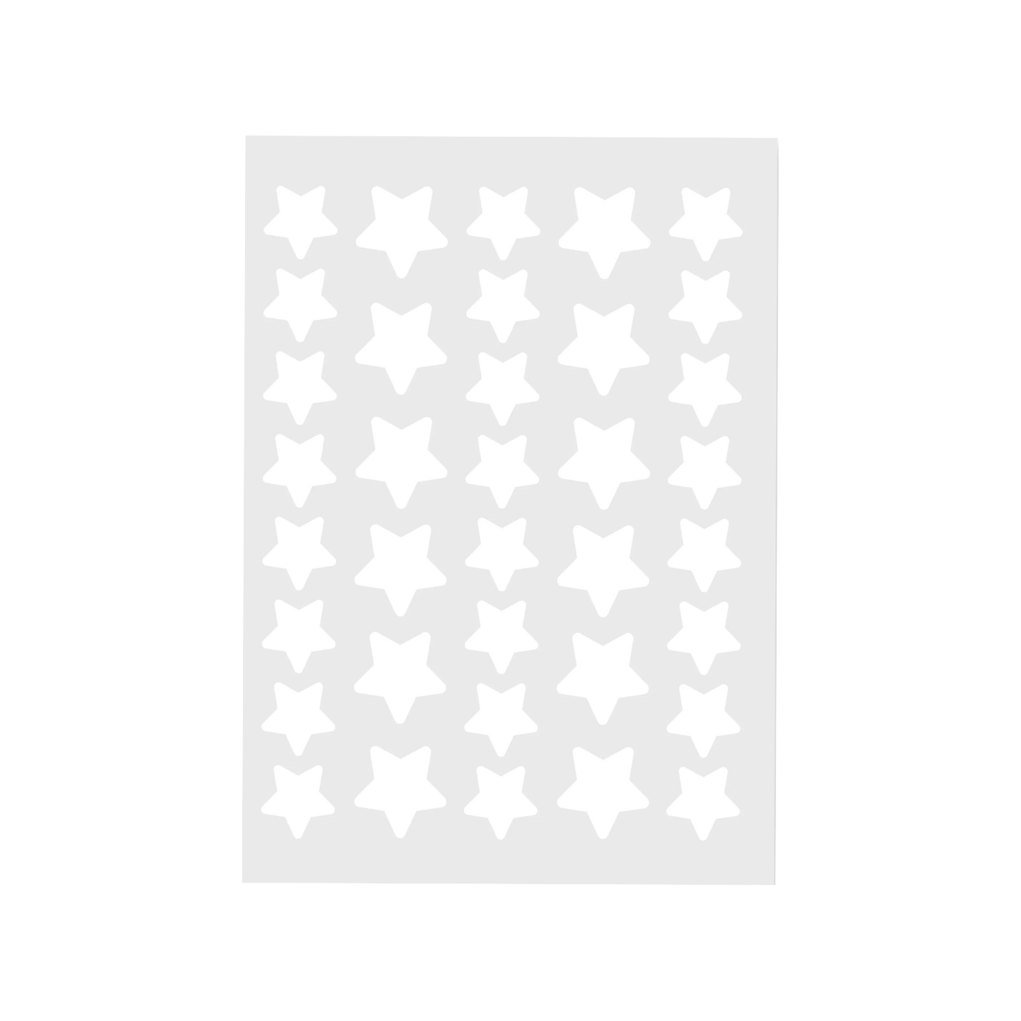 3 PACKS - Estrellas transparentes - 108 unidades