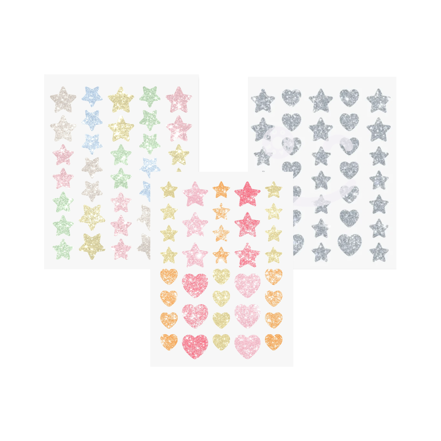 3 PACKS - Estrellas Spark, Fairy y Cloudy - 106 unidades