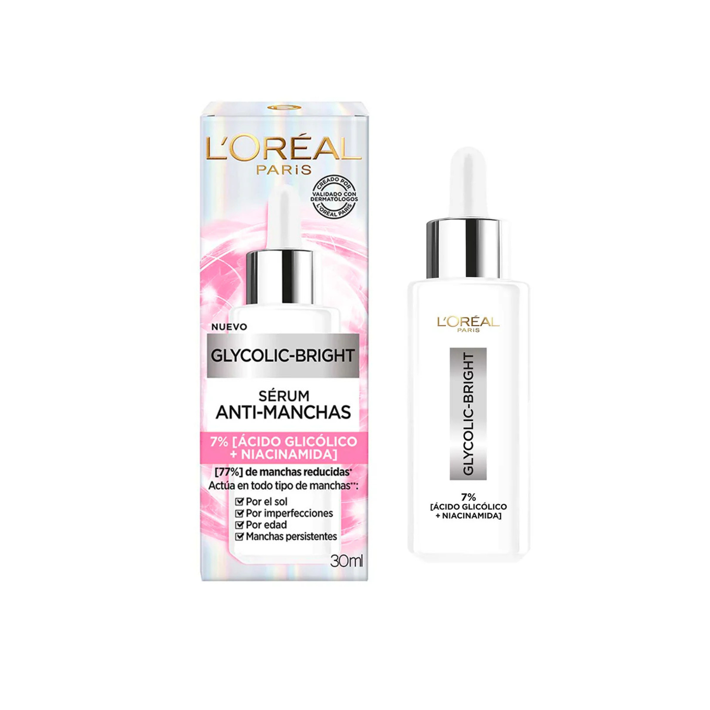 LOREAL PARIS - Sérum Facial Anti-manchas L'oréal Paris Glycolic Bright
