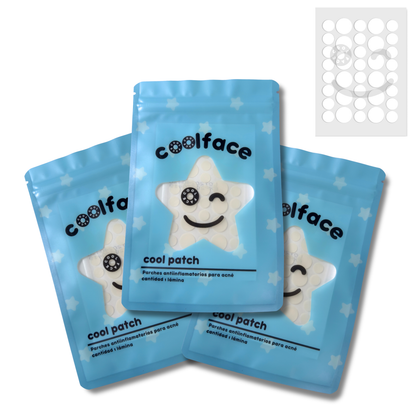 3 PACKS - Parches de acné Redondo transparentes