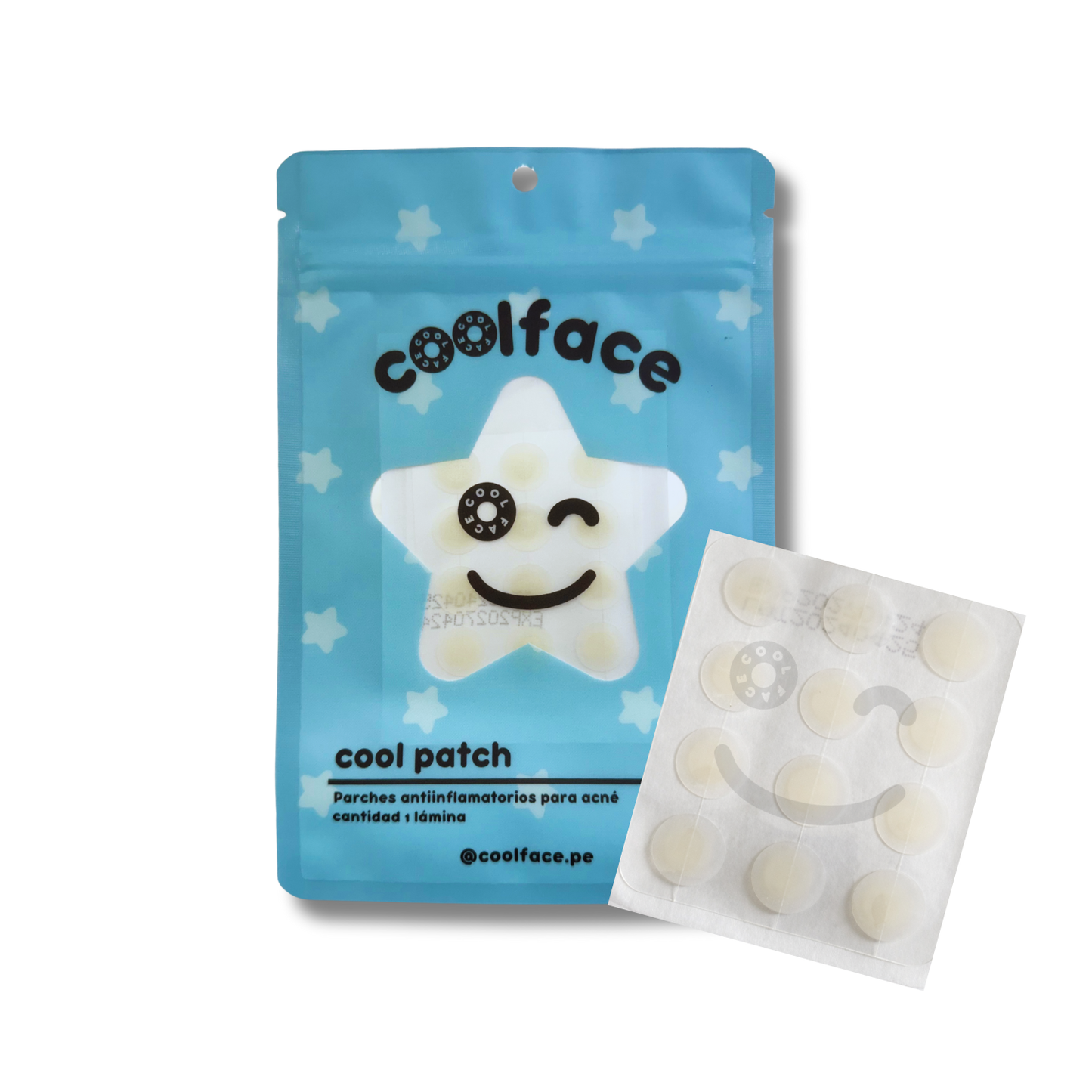 4 PACKS - Parches de acné Redondo Transparentes