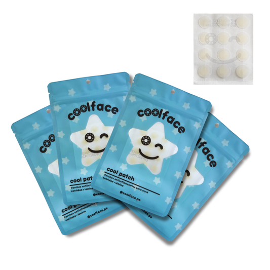 4 PACKS - Parches de acné Redondo Transparentes