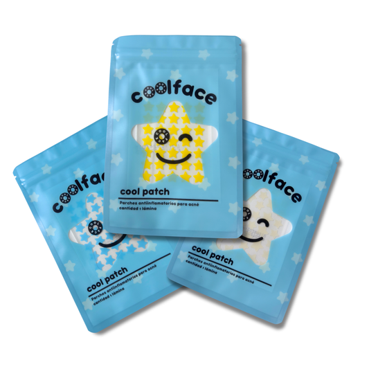 3 PACKS - Parches de acné estrella colores variados