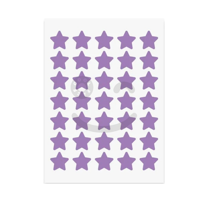 3 PACKS - Estrellas moradas - 105 unidades