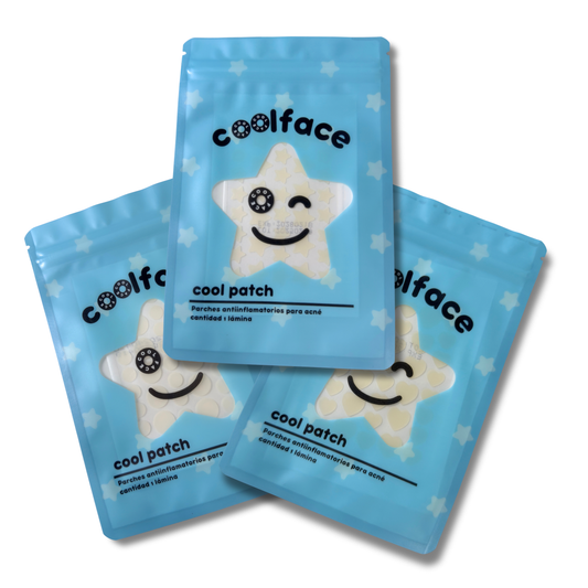 3 PACKS - Parches de acné Transparentes variados