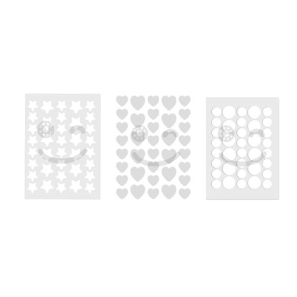 3 PACKS - Parches de acné Transparentes variados