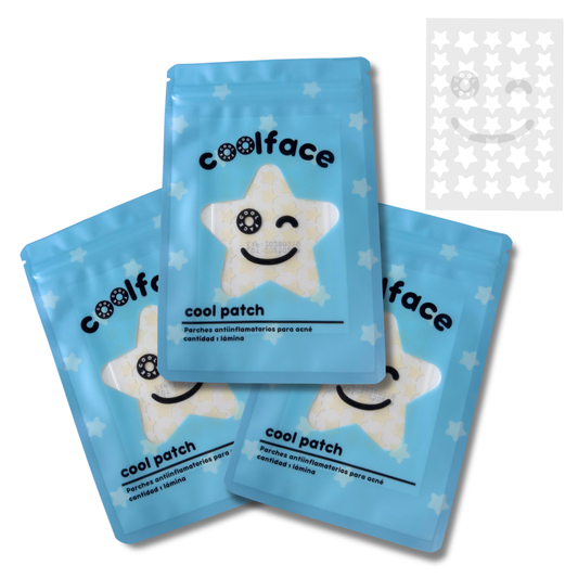 3 PACKS - Estrellas transparentes - 108 unidades