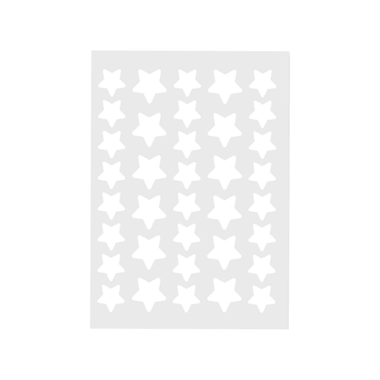 3 PACKS - Estrellas transparentes - 108 unidades