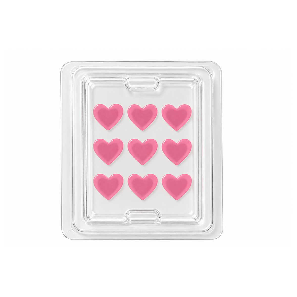 Parche Microagujas Corazón Rosado - 9 unidades
