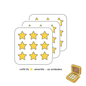 REFILL XL : Estrellas Amarilla  - 27 unidades
