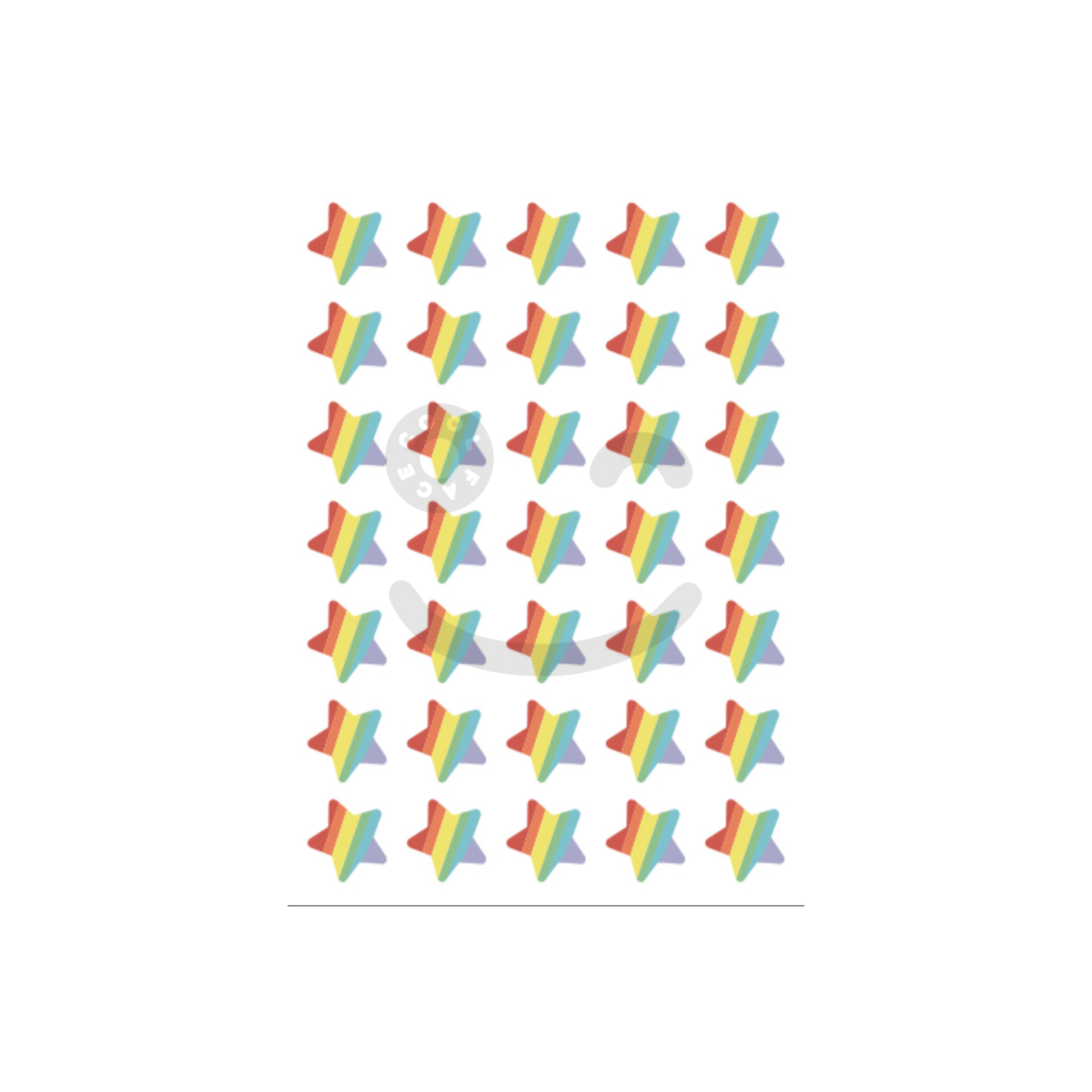 3 PACKS - Estrellas pride  - 105 unidades