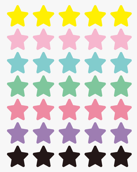 estrellas multicolor