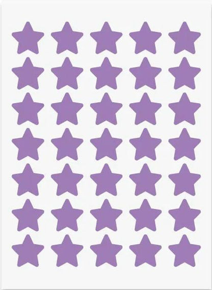 Estrellas Morada - 35 unidades  ⭐