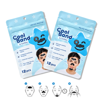 2 PACKS - COOL BAND removedor de puntos negros