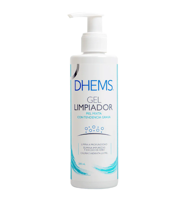 Gel Limpiador Pieles Grasas y Mixtas  - Dhems 200 ml