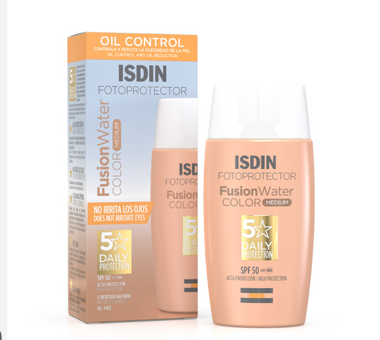 Protector solar - Isdin Fotoprotector Fusion Water Color Medium SPF50 50 ml.