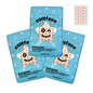 3 PACKS - Redondo color piel  - 108 unidades